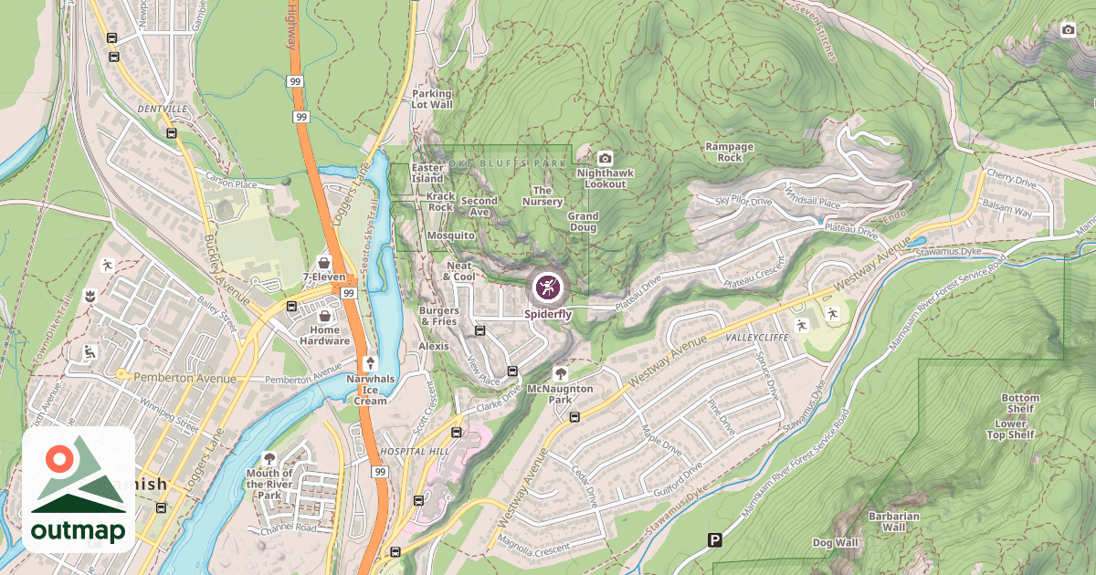 Map of Spiderfly