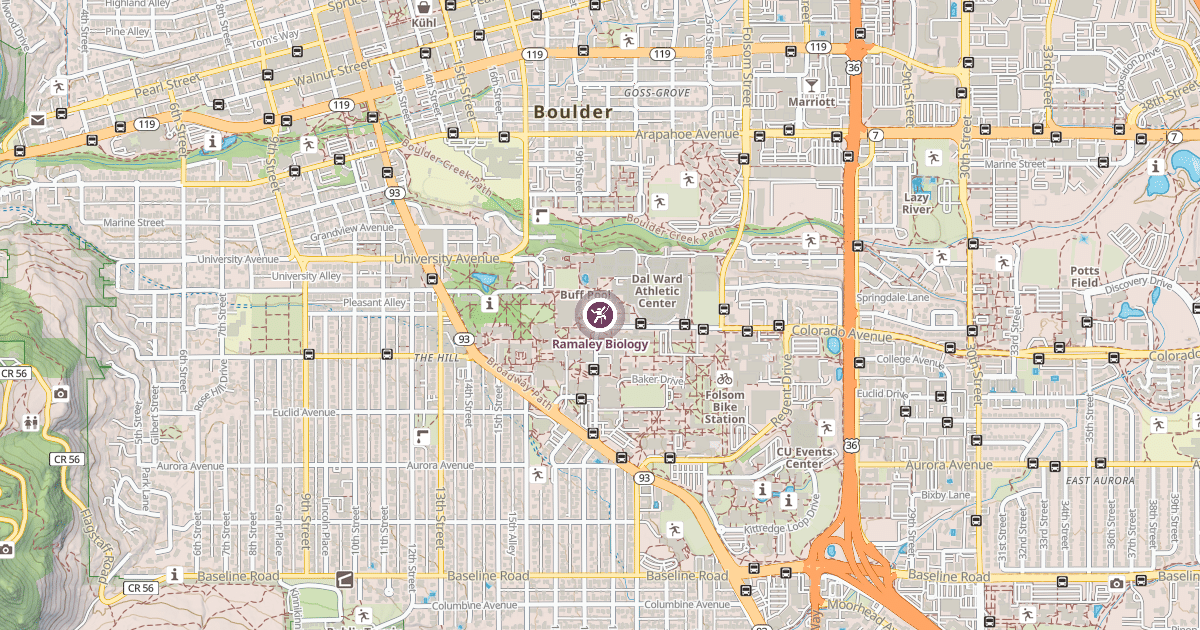 Map preview of Ramaley Biology