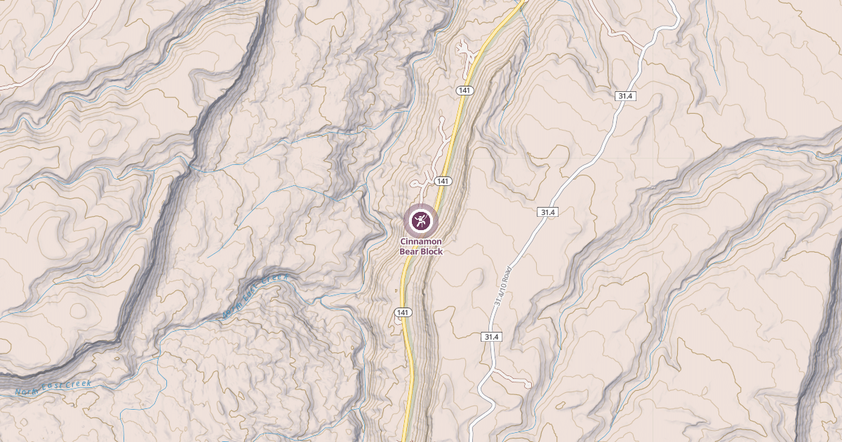 Map preview of Cinnamon Bear Block
