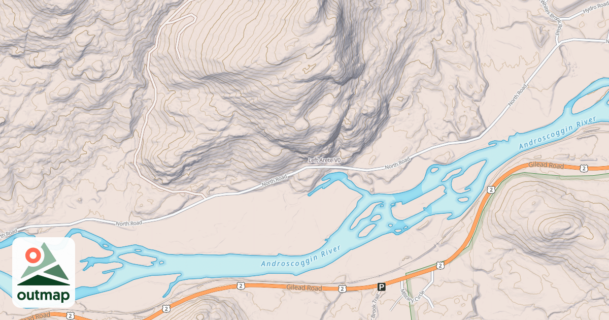 Map of Left Arete