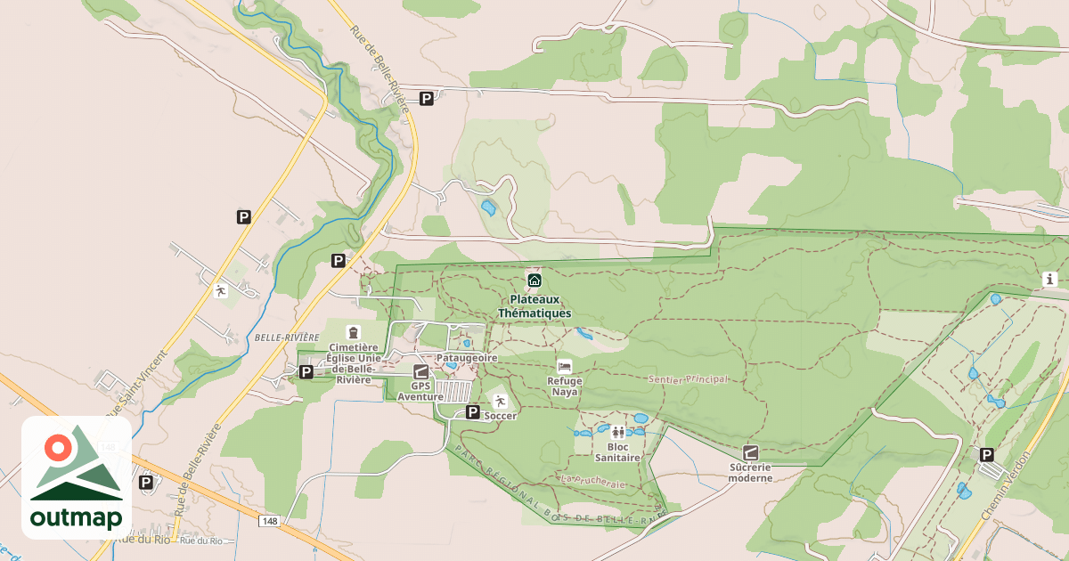 Map of Plateaux Thématiques