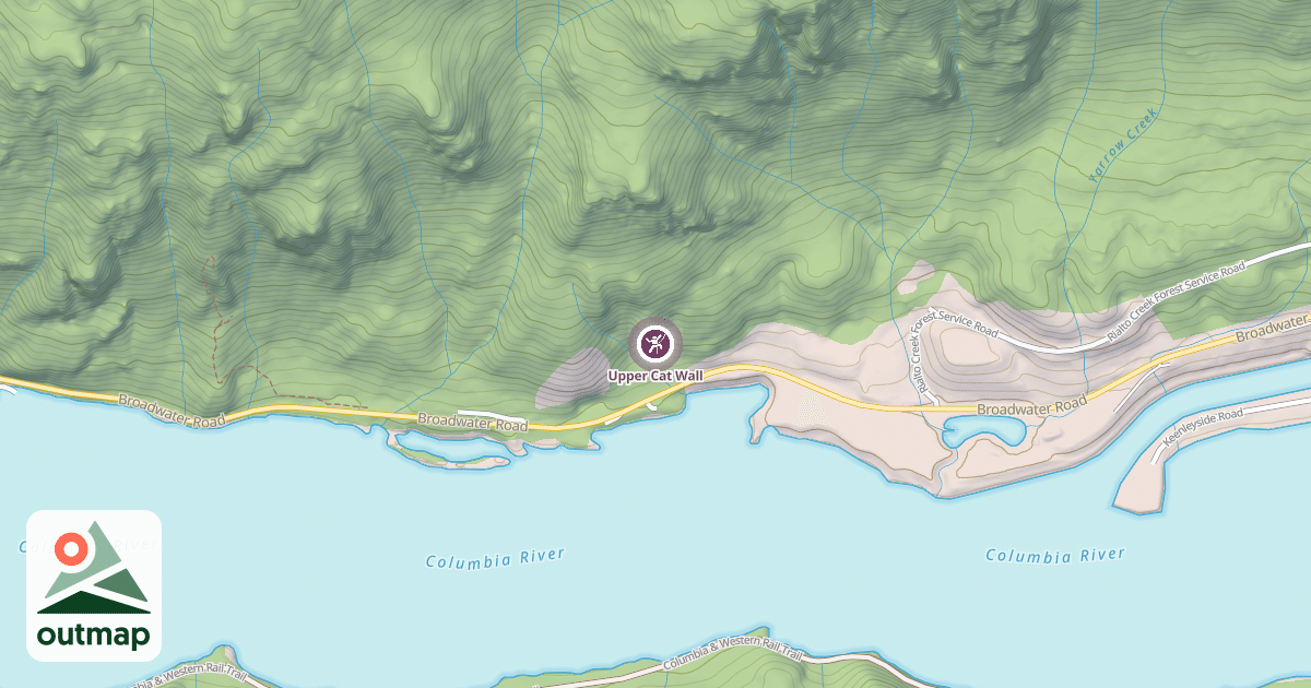 Map of Upper Cat Wall