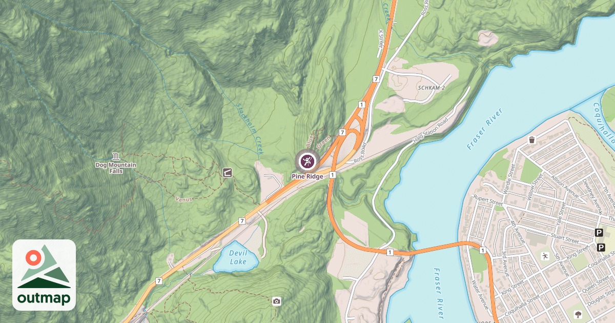 Map of Pine Ridge