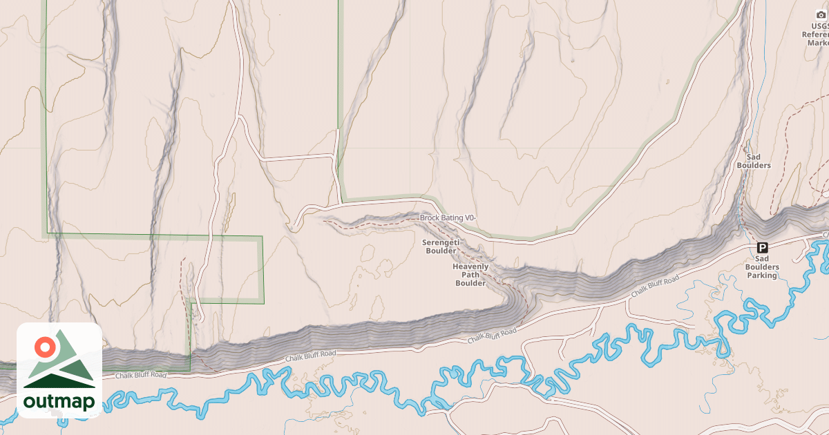 Map of Brock Bating