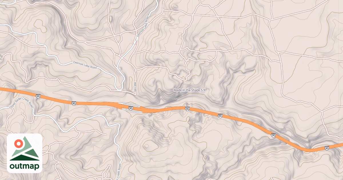 Map of Made in the Shade