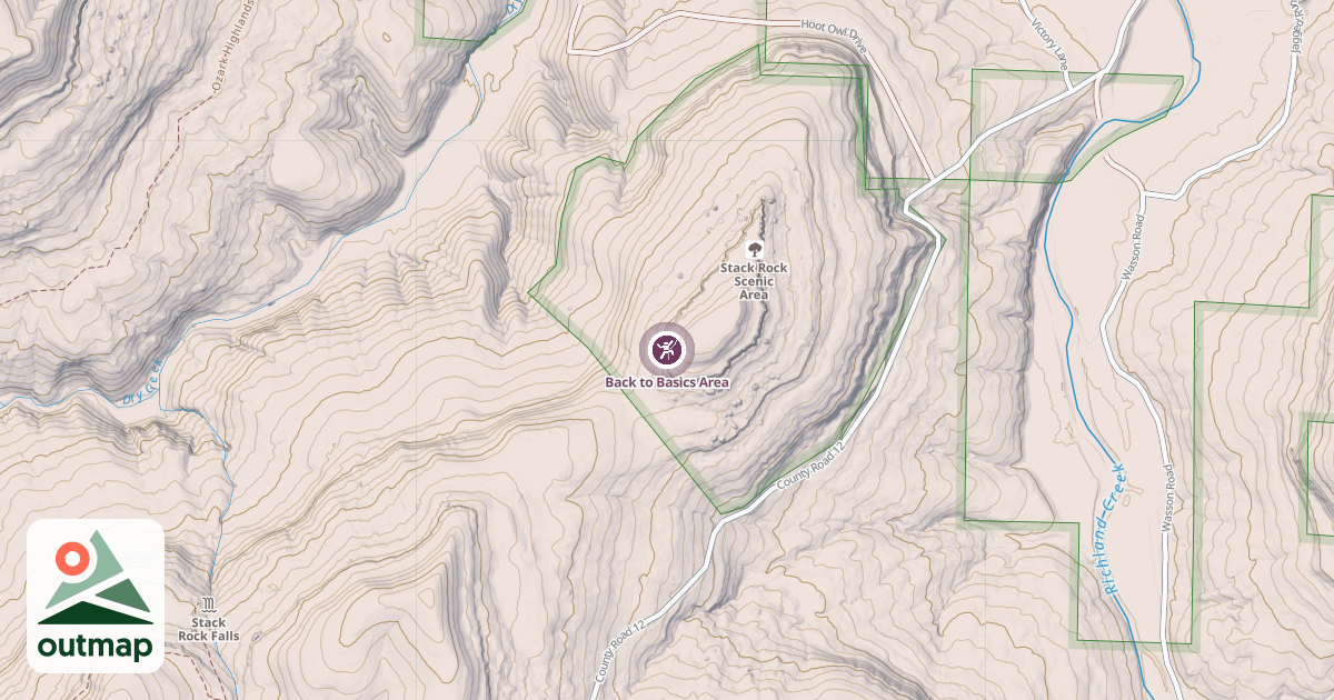 Map of Back to Basics Area