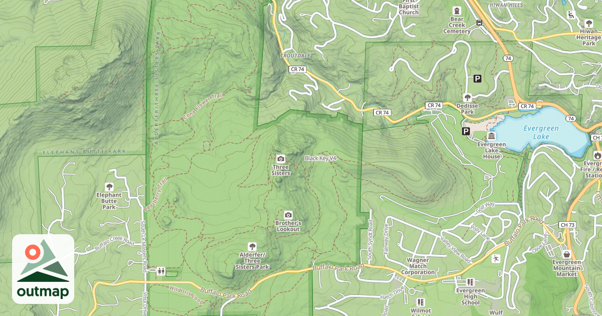 Map of Black Key