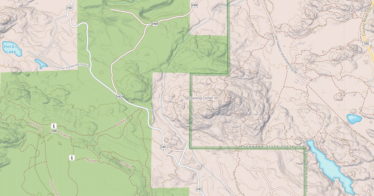 Map preview of Leaning Corner