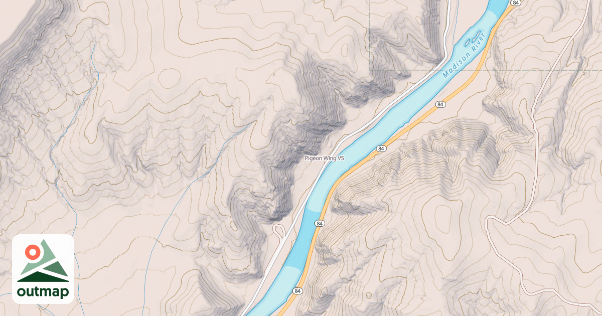 Map of Pigeon Wing