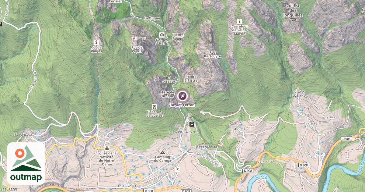 Map of Beylot-Ferran