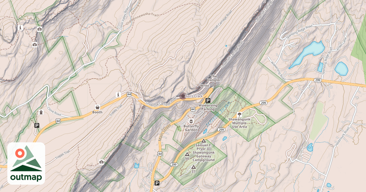 Map of Ken's Crack