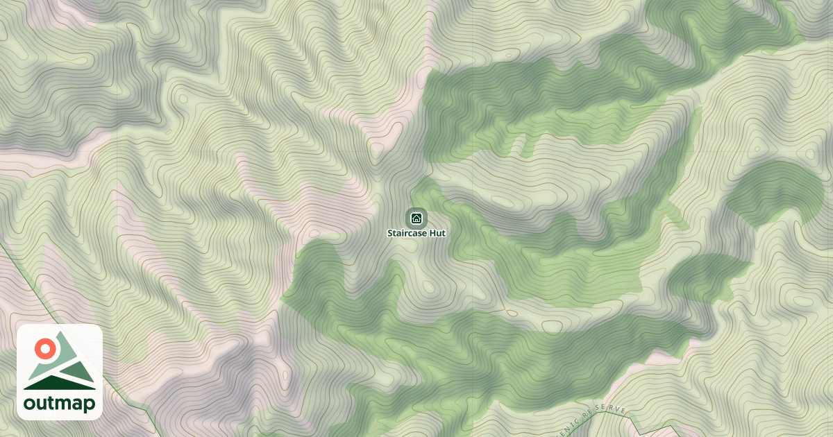 Map of Staircase Hut