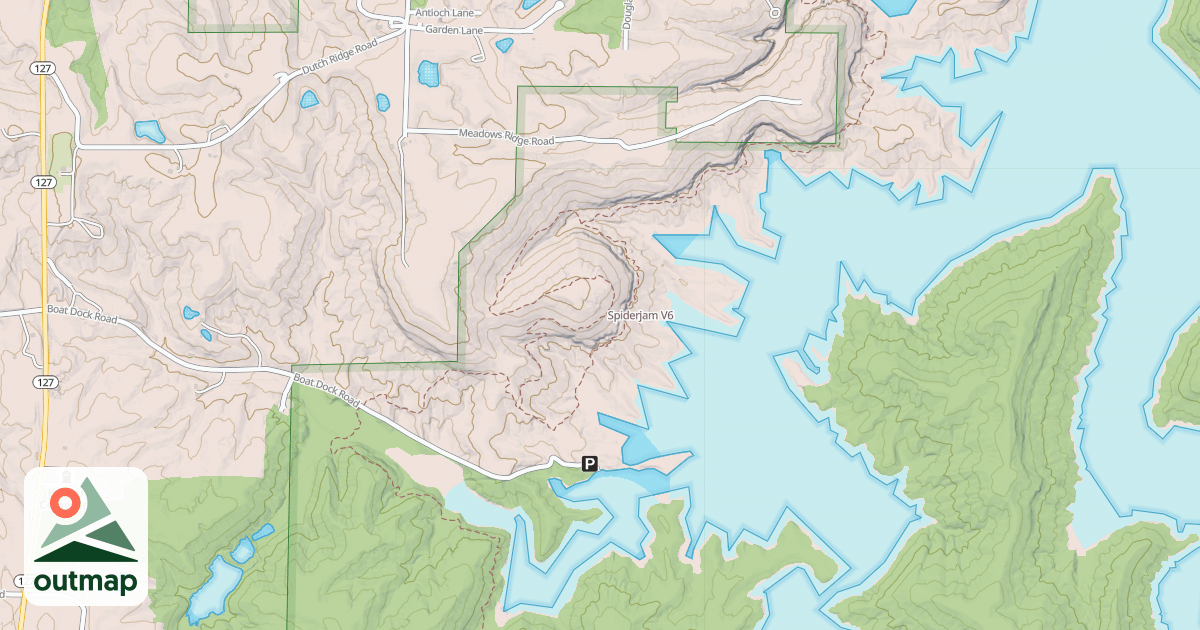 Map of Spiderjam