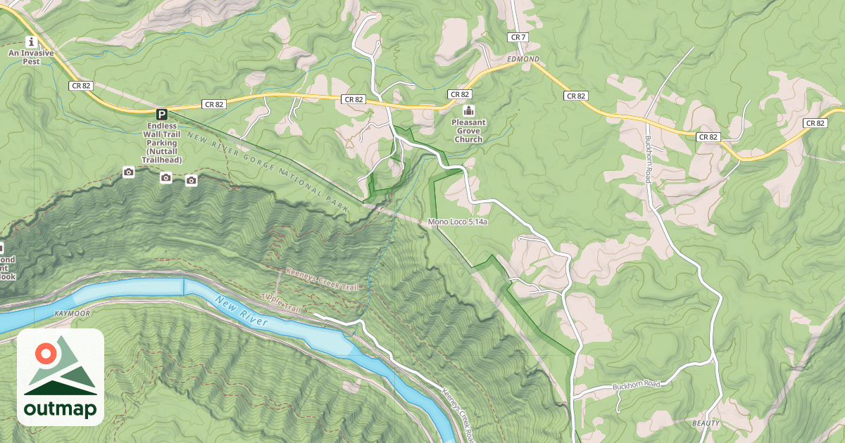 Map of Mono Loco