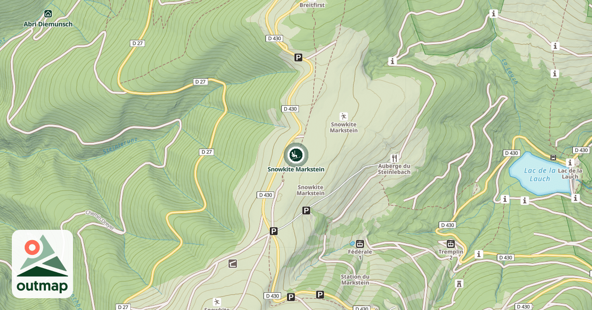 Map of Snowkite Markstein