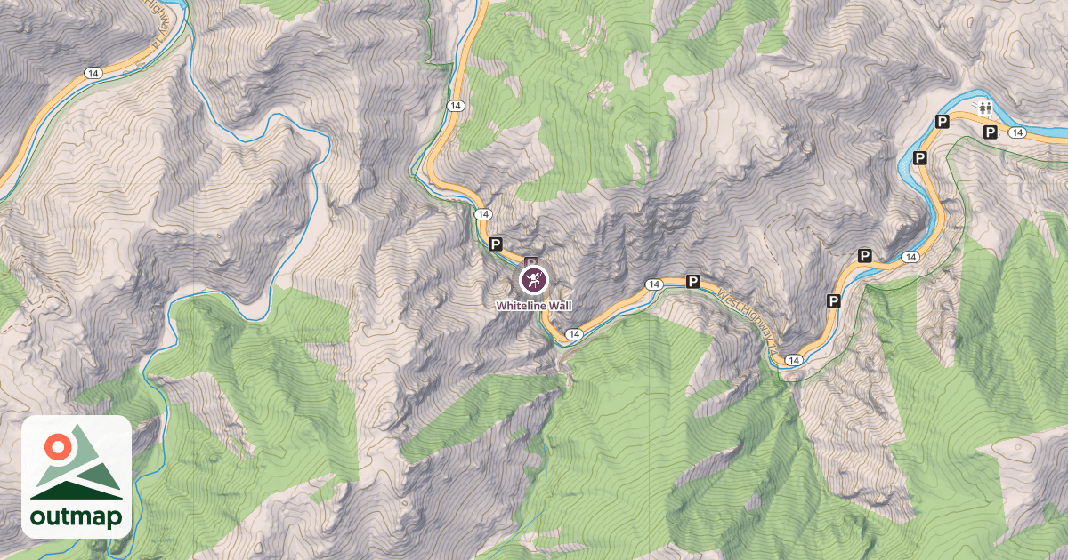 Map of Whiteline Wall