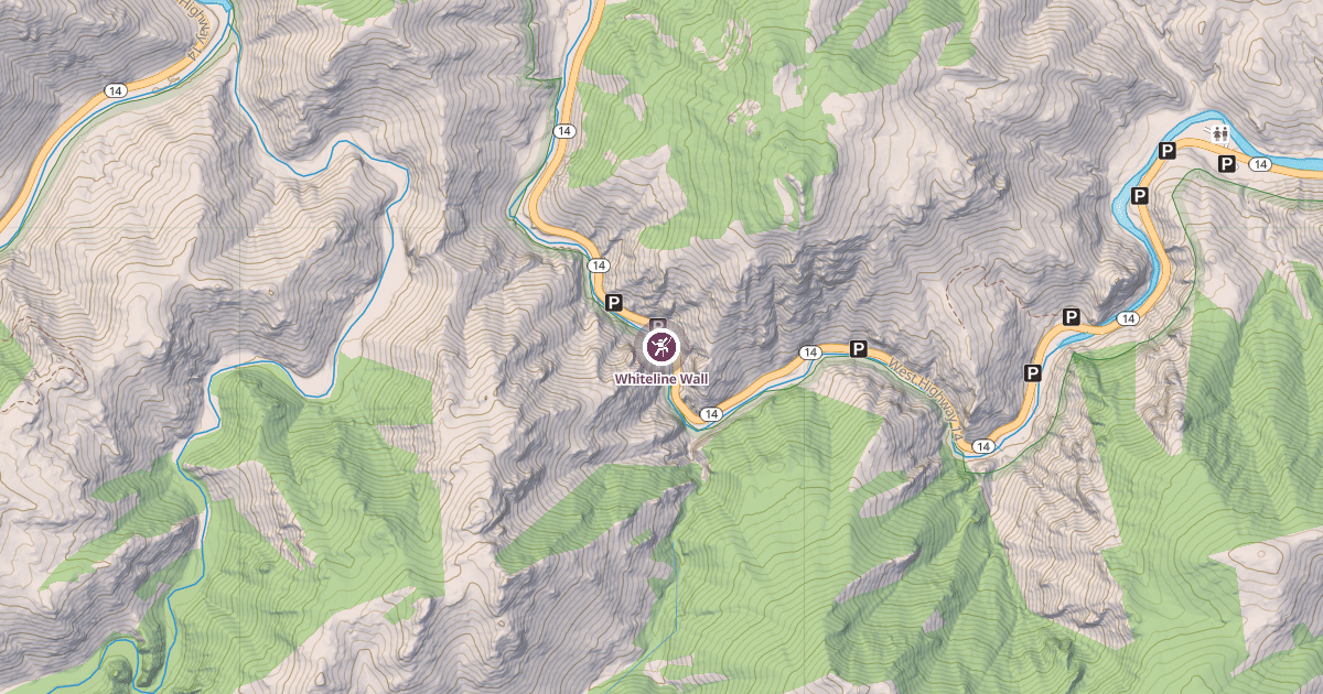 Map preview of Whiteline Wall