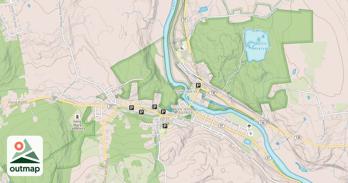 Map of Turtle Neck