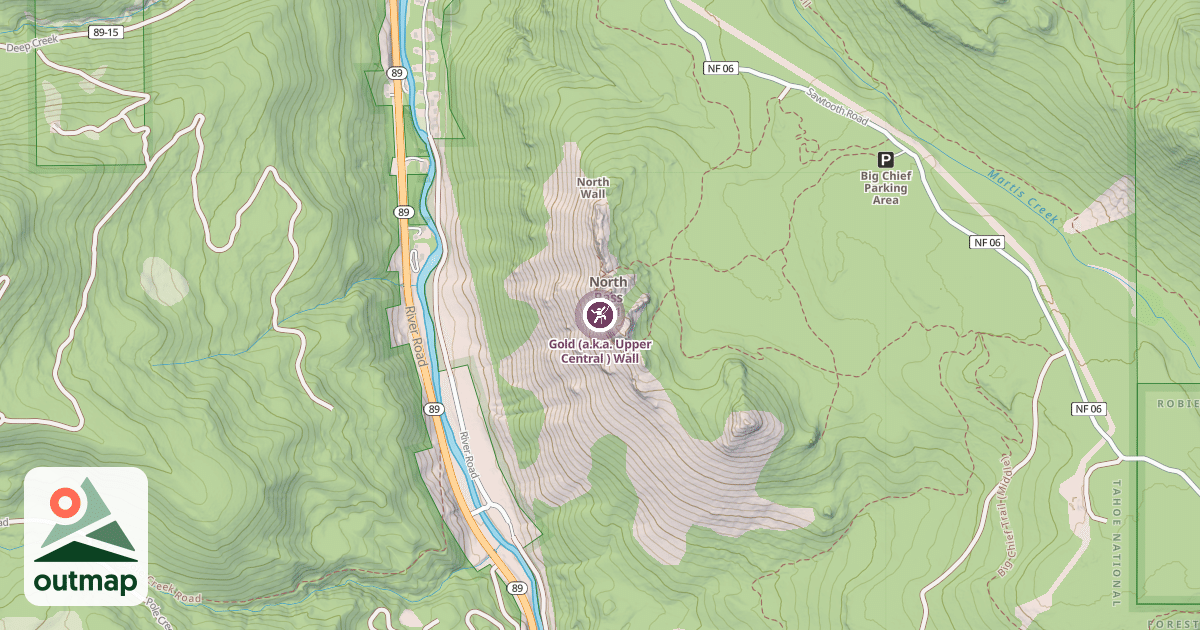 Map of Gold (a.k.a. Upper Central ) Wall