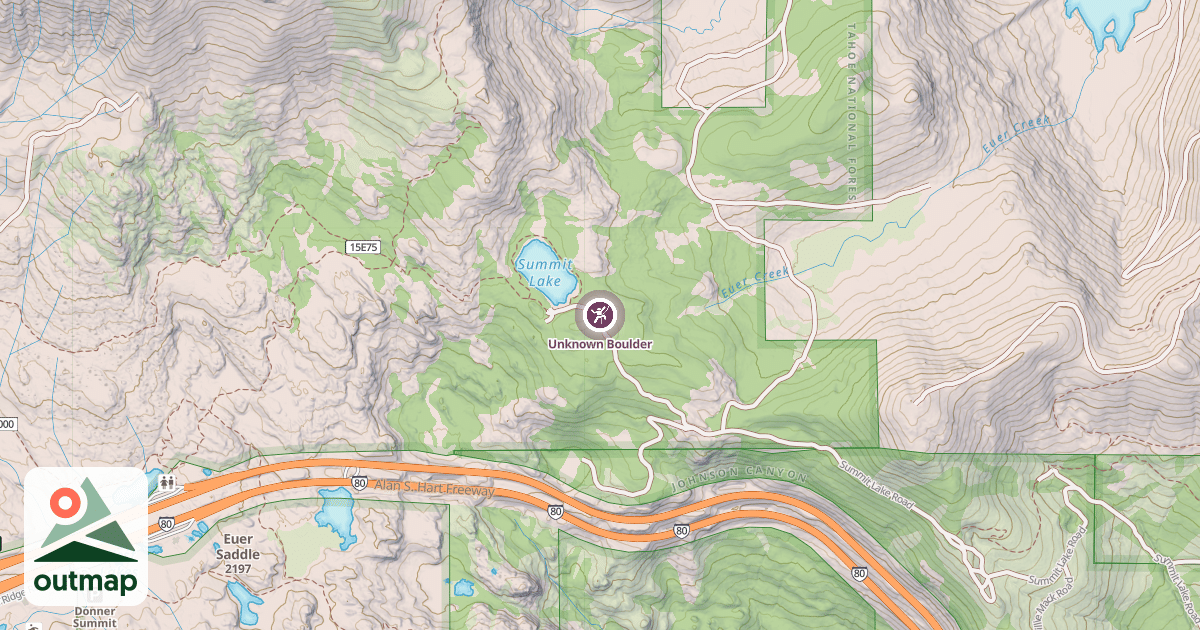 Map of Unknown Boulder