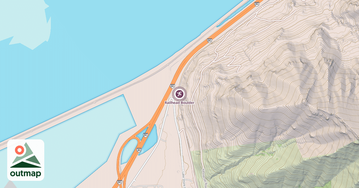 Map of Railhead Boulder