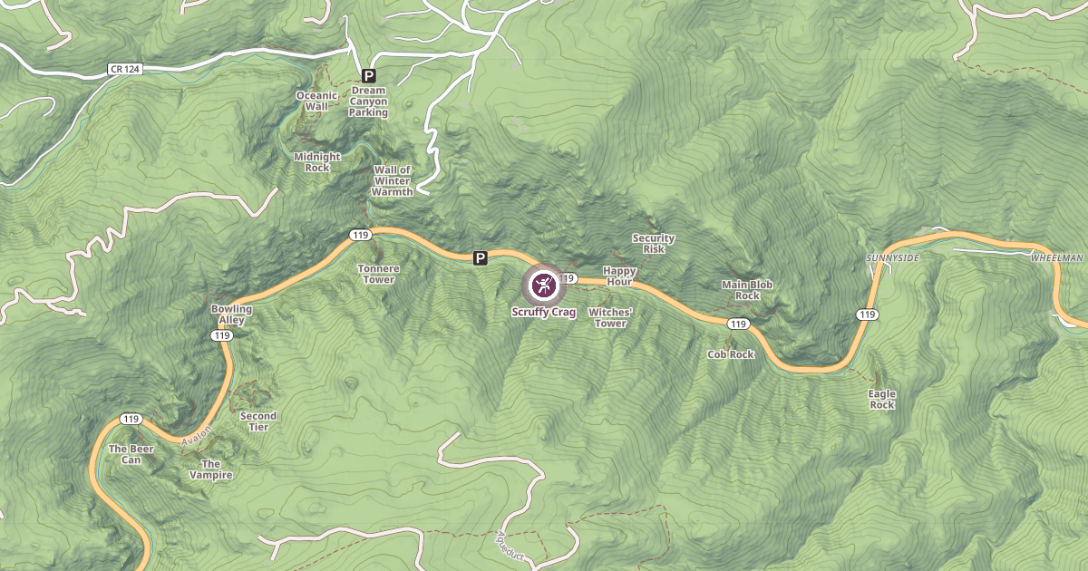 Map preview of Scruffy Crag