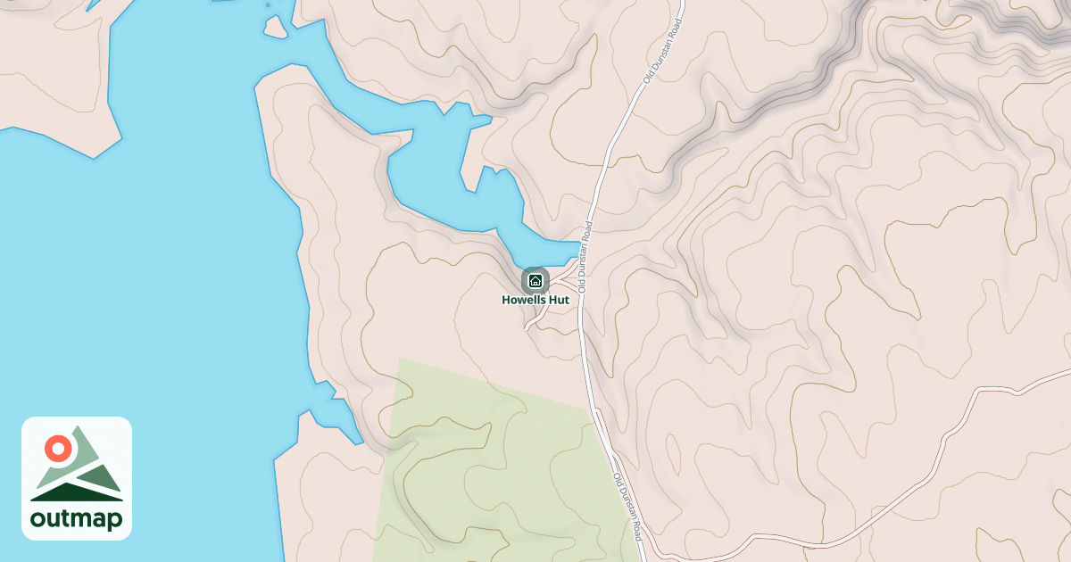 Map of Howells Hut