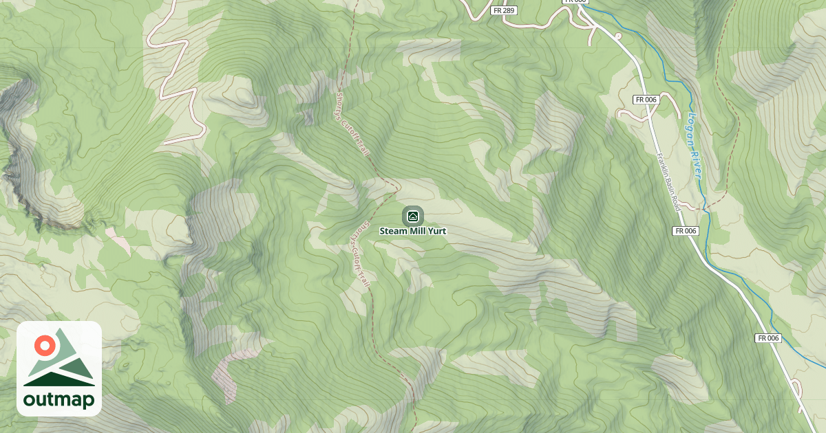 Map of Steam Mill Yurt