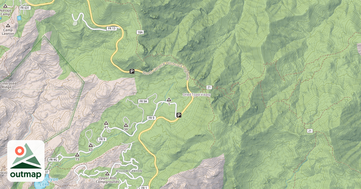 Map of Dried Toast