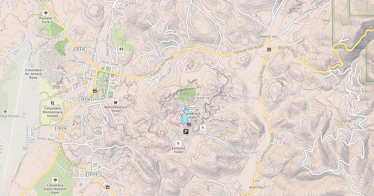 Map preview of Oak Arete