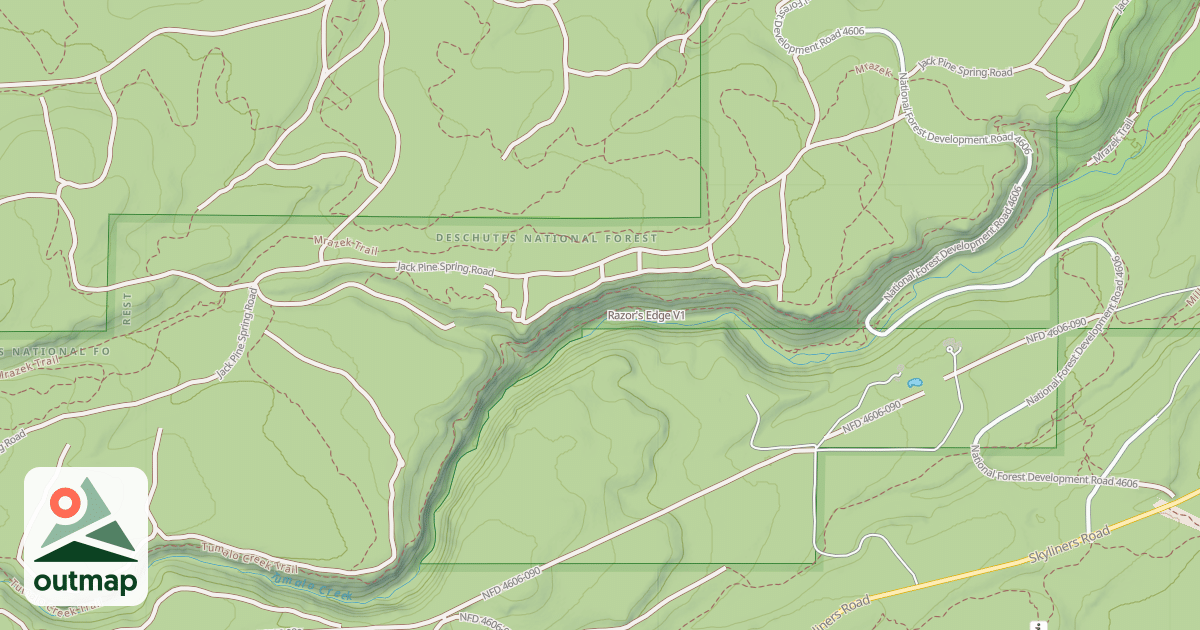 Map of Razor's Edge