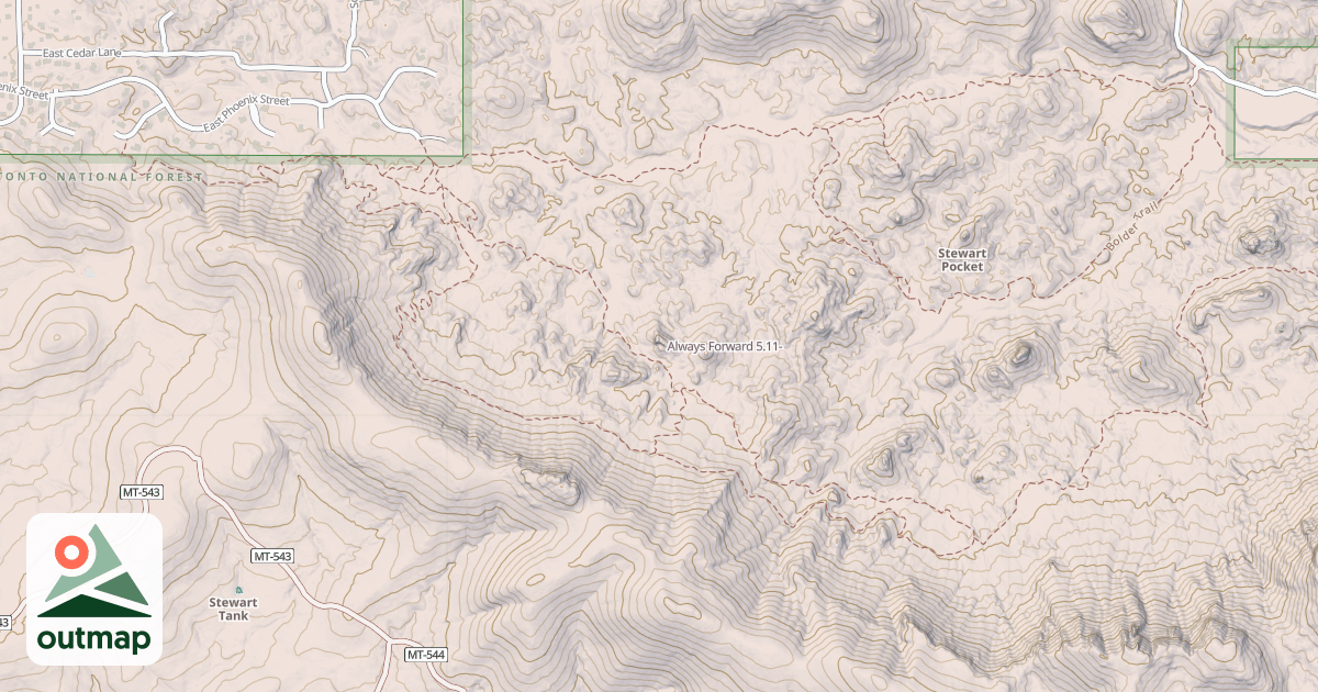 Map of Always Forward