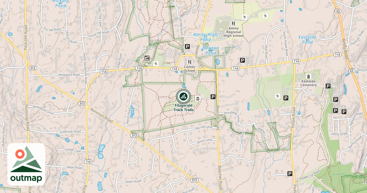 Map of Fitzgerald Track Trails