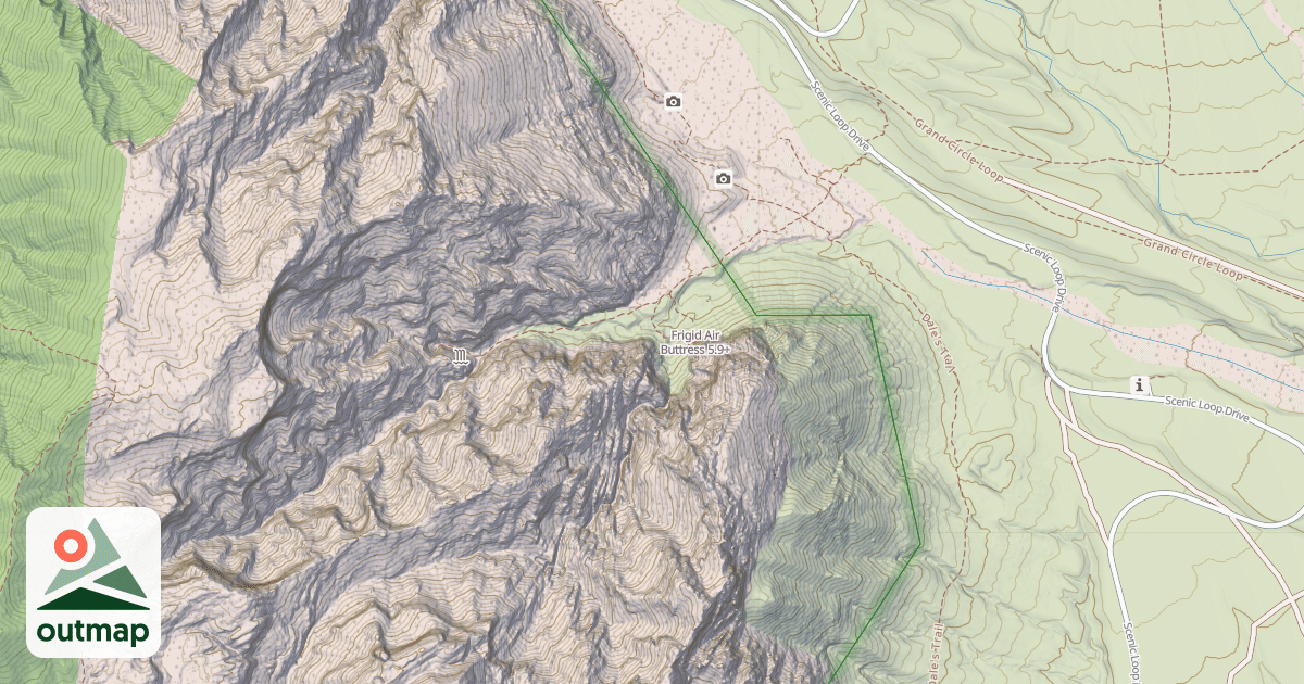 Map of Frigid Air Buttress