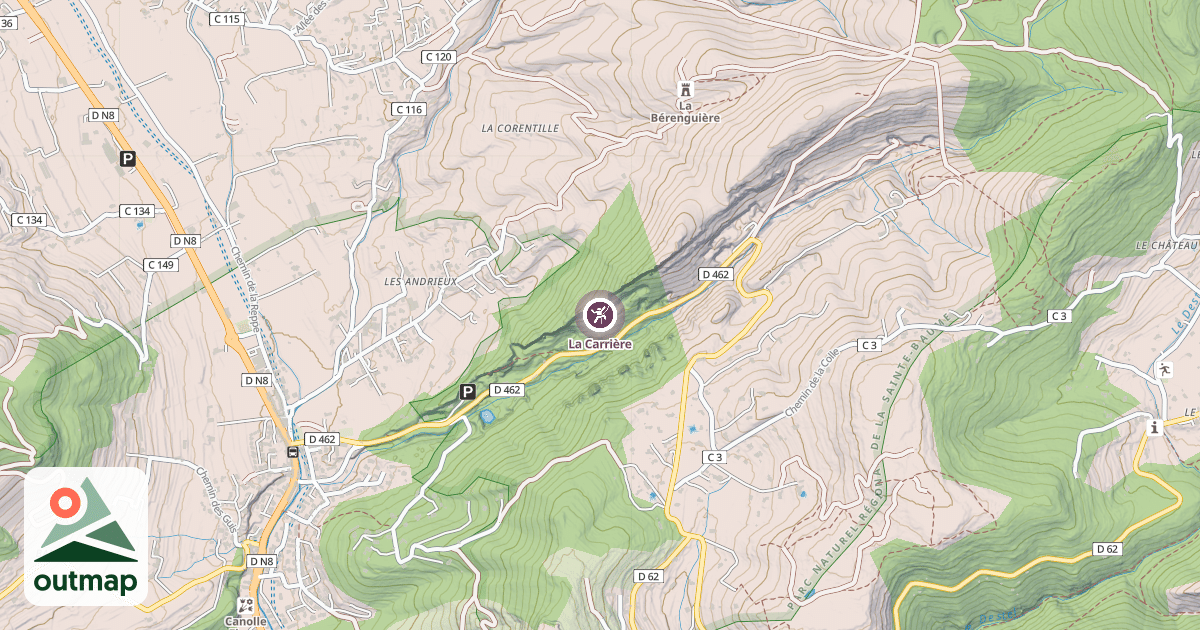 Map of La Carrière