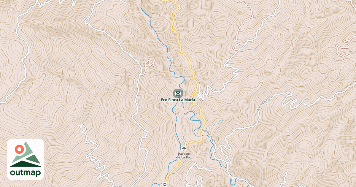 Map of Eco Finca La María