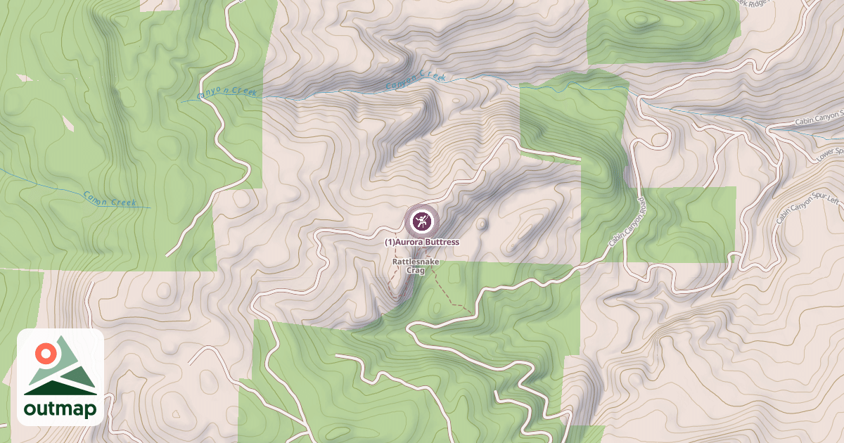 Map of (1)Aurora Buttress