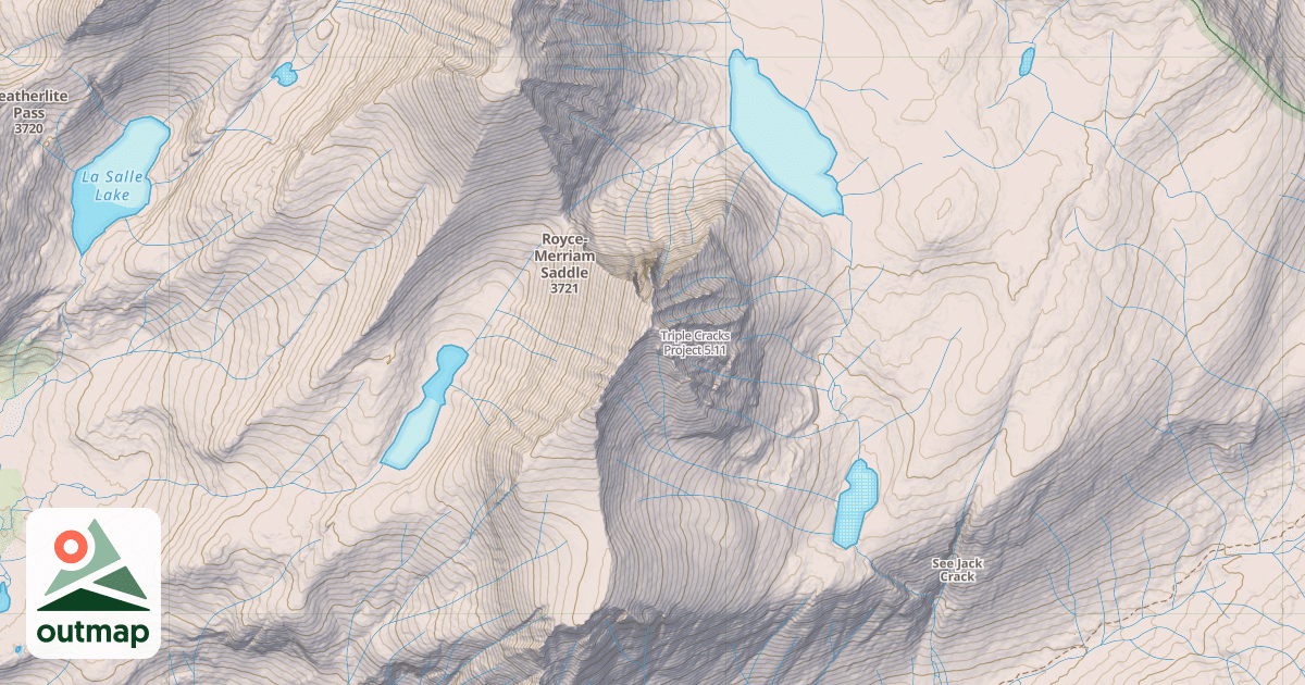 Map of Triple Cracks Project