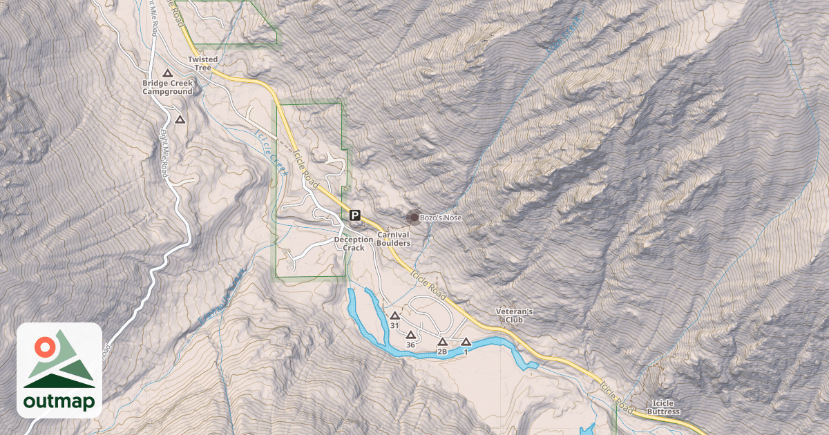Map of Bozo's Nose