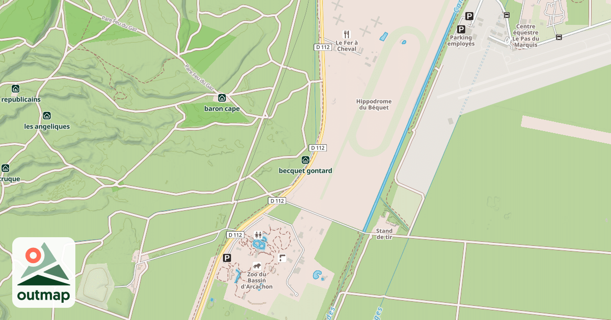 Map of becquet gontard