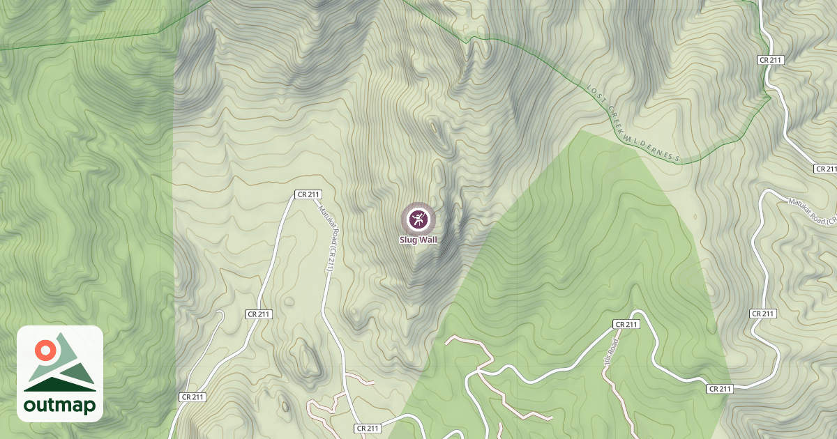 Map of Slug Wall