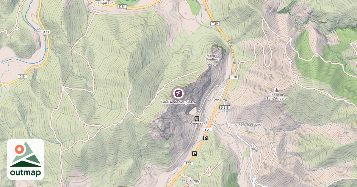 Map of Falaise de Soupietra