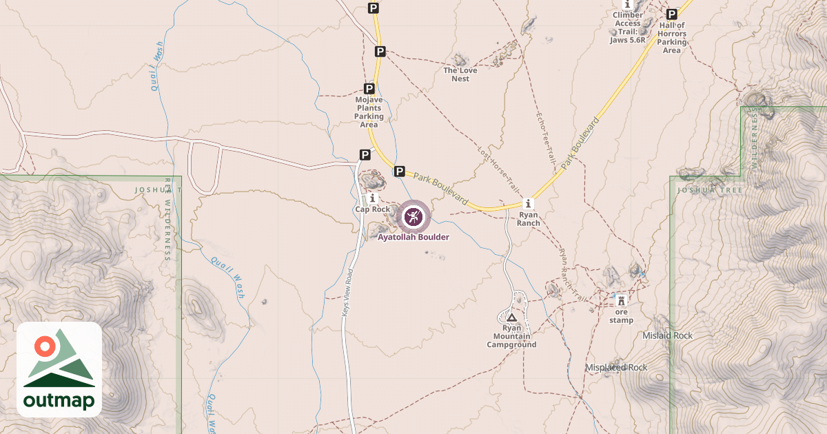 Map of Ayatollah Boulder