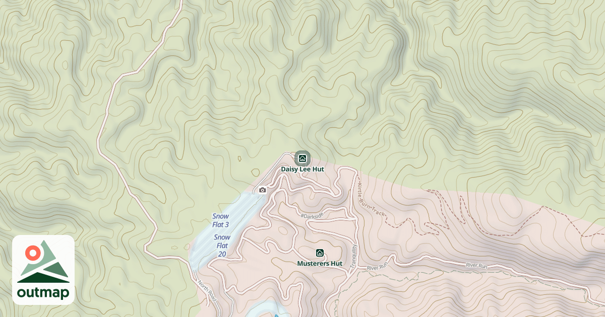 Map of Daisy Lee Hut
