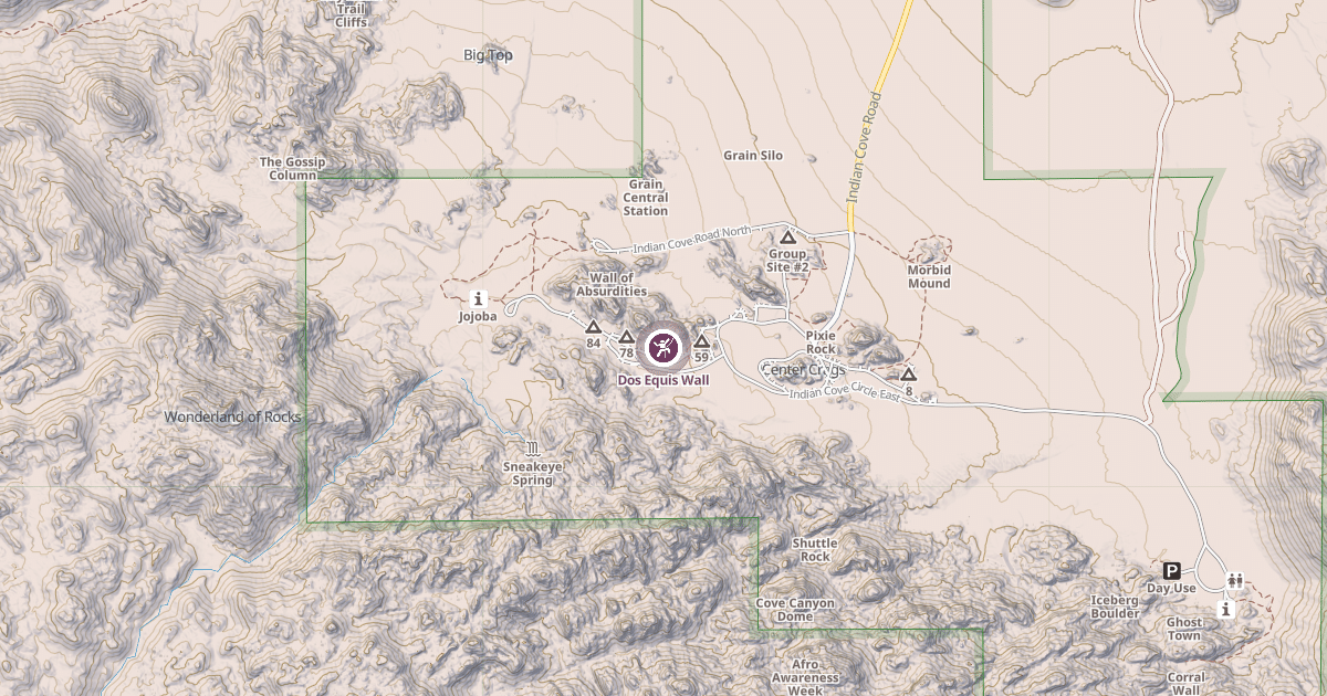 Map preview of Dos Equis Wall