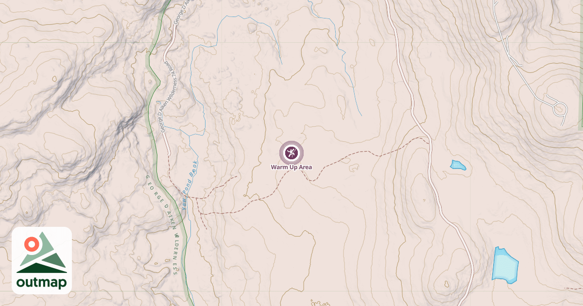 Map of Warm Up Area