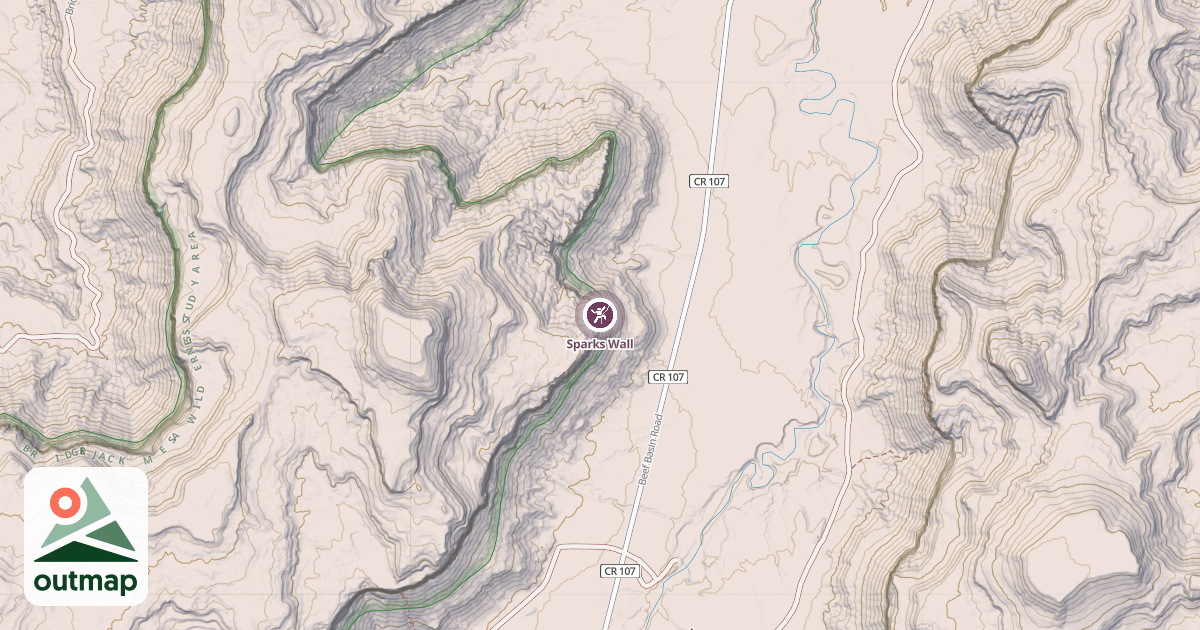 Map of Sparks Wall