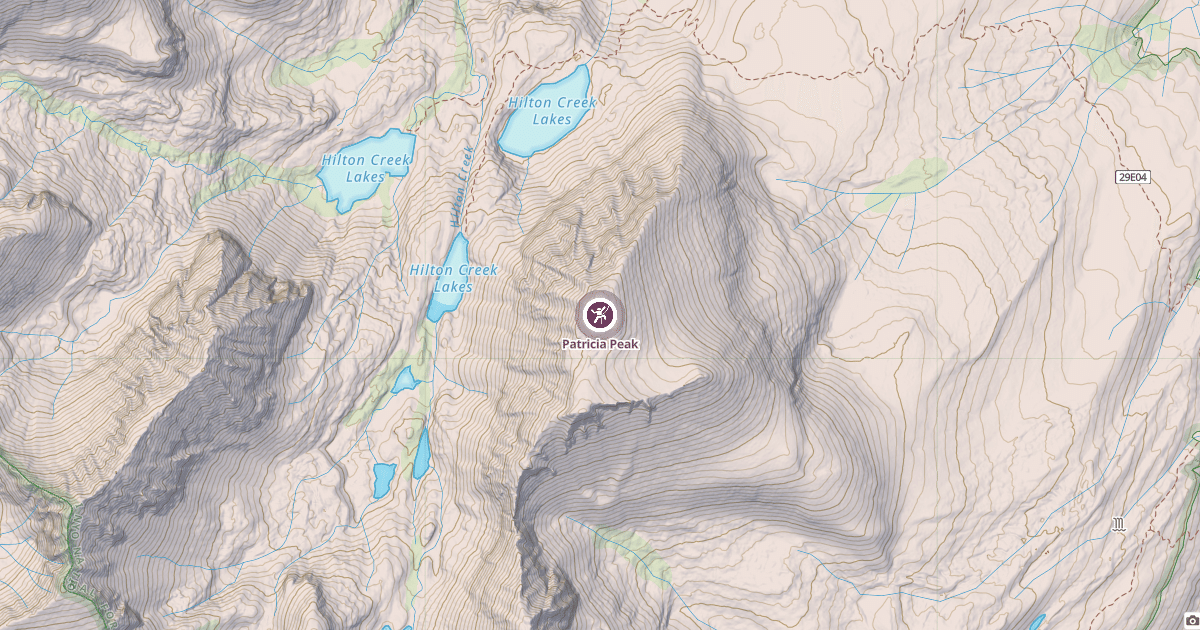 Map preview of Patricia Peak