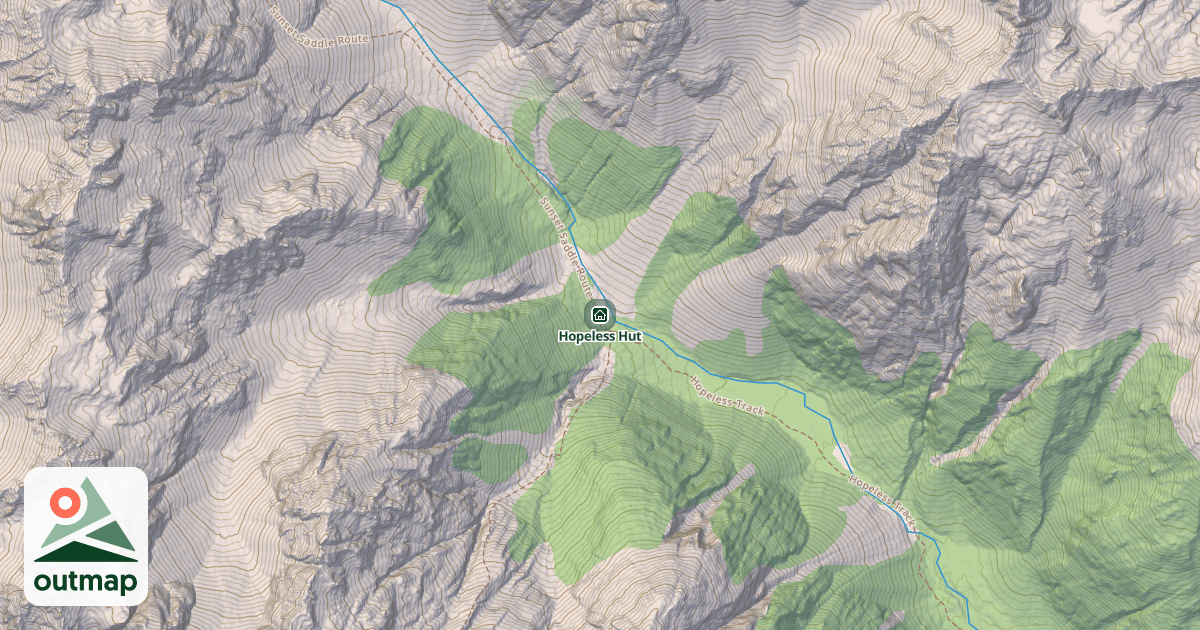 Map of Hopeless Hut