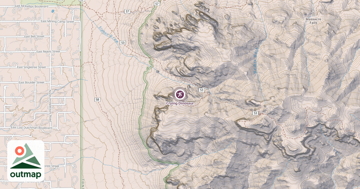 Map of Crying Dinosaur